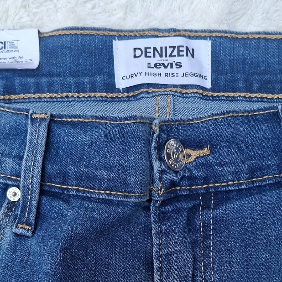 Denizen from Levi's Medium Indigo Skinny Jeans with Distressed Details - Picture 3 of 10